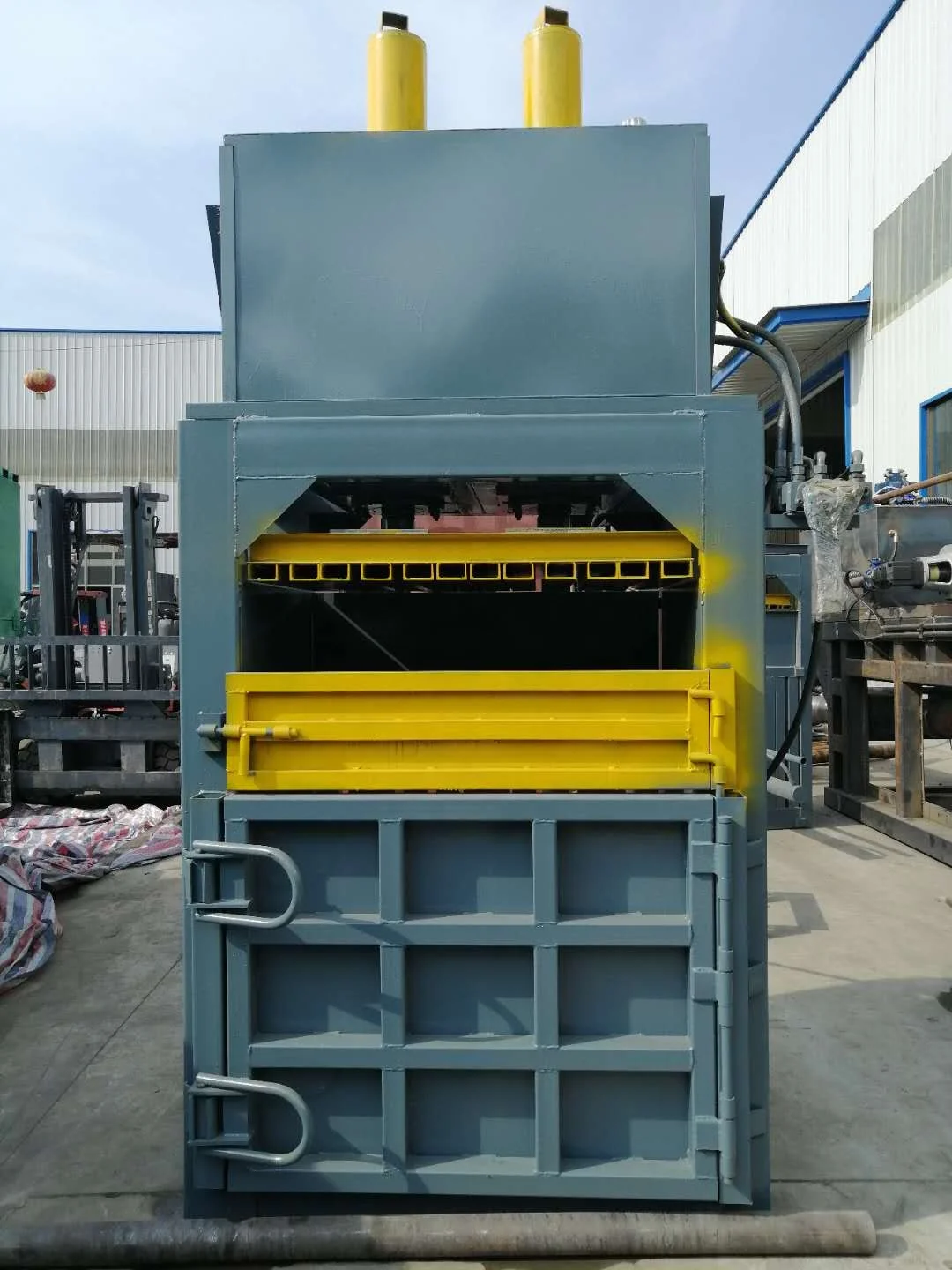 baling press straw, cotton, waste paper bagging machine with Reliable Quality hydraulic pressed baling machine