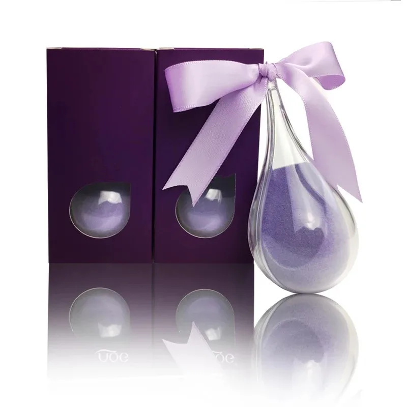 3D waterdrop Washable expandable shape microfiber natural foam sponge