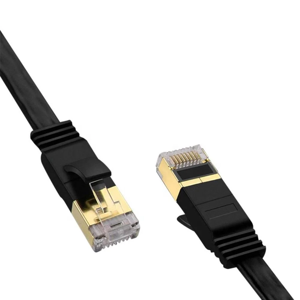 Cat 7 RJ45 Ethernet Cable Flat Internet Network Lan Patch Cords 1m to 30m for Modem and Router and Computer and PS4 etc