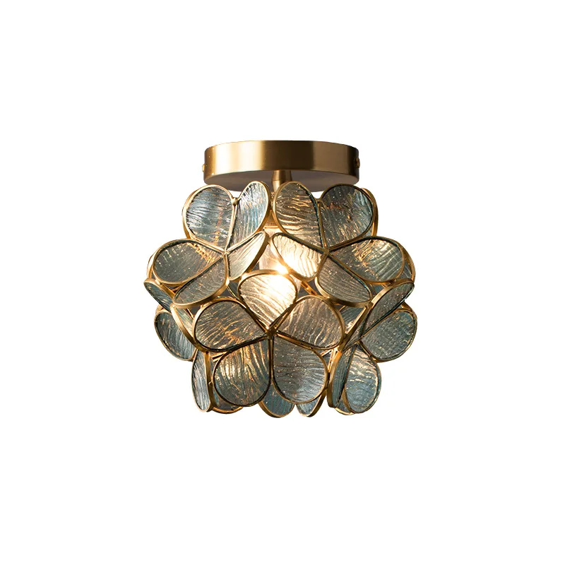 
Shiny Glass Flower Design All Cooper Living Room Porch Decoration Lamps Let Our Love Our Home Chandelier 