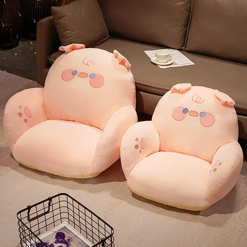 New Stock Arrival Cat Pig Panda Animal Sofa Chair Custom Stuffed Plush Toy For Kids