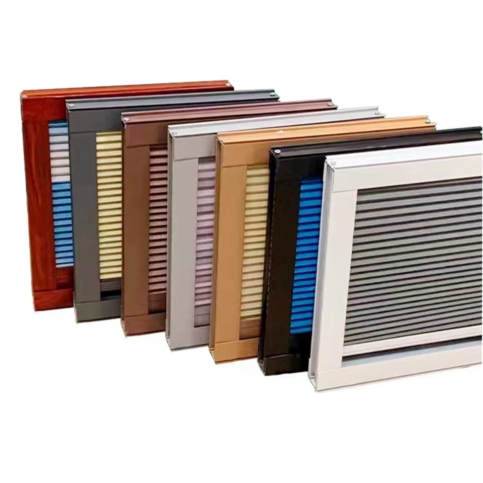 Heat insulation  energy saving and environmental protection honeycomb canopy Aluminum frame Blackout honeycomb curtain Roof blin