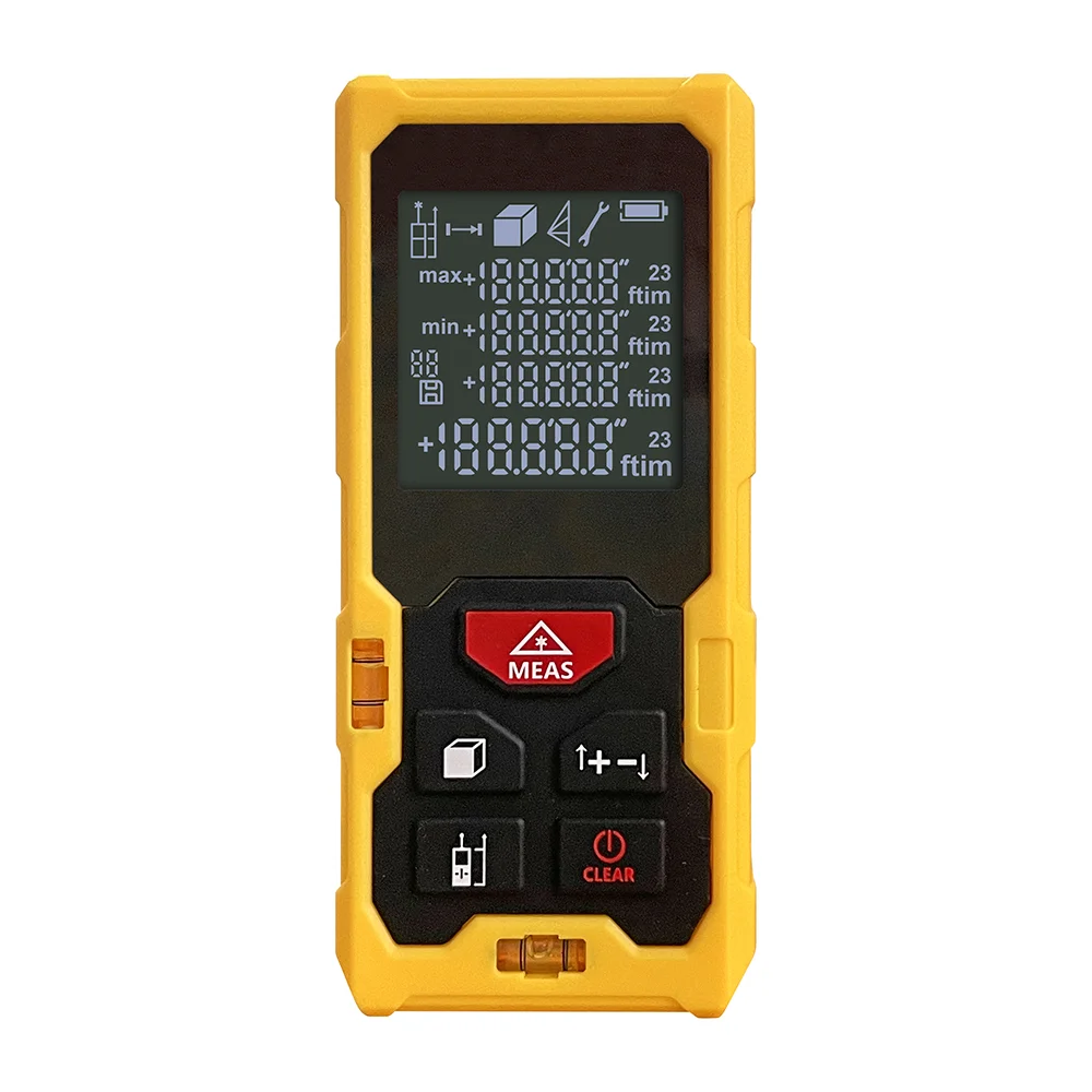 New Laser Rangefinder LSD-C 40M 60M 80M 100M 120M Laser Tape Measure Tool Double Horizontal Bubble Laser Distance Meter