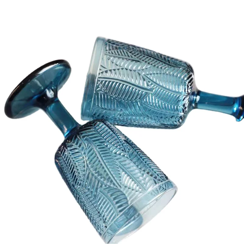 Оптовая продажа дешевая цена свадебные винтажные цвета шампань Синий Янтарный вода вино чашки цветное вино посуда розовый Кубок