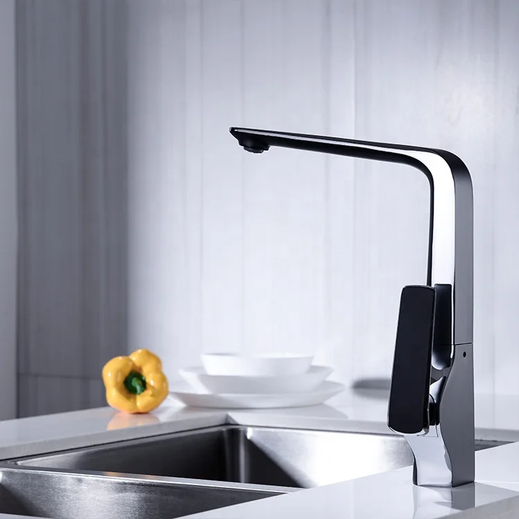 Modern China Factory Brass Hot and Cold Water Single Handle Sink Mixet Tap Kitchen Faucet
