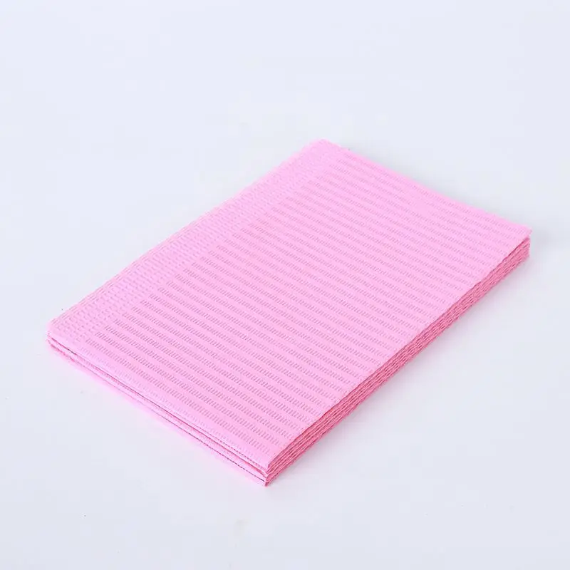 20pcs/bag Medical Tattoo Bibs Absorbent Dentist Napkins Waterproof Backing Disposable Nail Table Cover For Tattoo And Nail Art