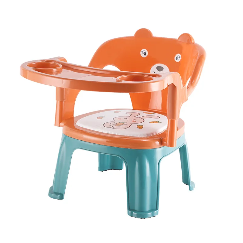 New Detachable Plastic Easy Carry Baby Feeding Booster Eating Chair Teddy Bear Baby Dinning Feeding Sitting Chair