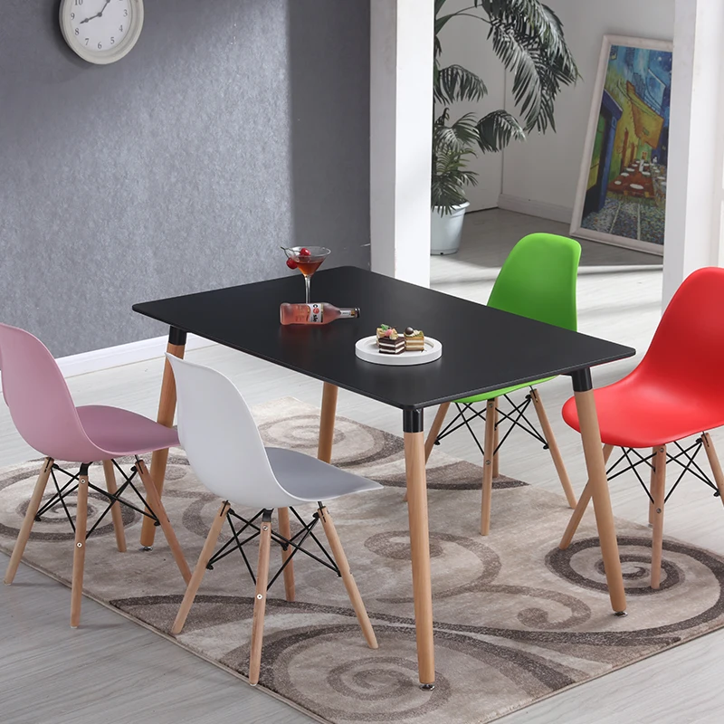 New style wooden dining table fashion study table kitchen table set dining chair for dining room home furniture