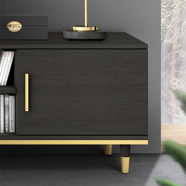 modern customize tv table set wooden tv showcase cabinet tv unit rack furniture modern living room
