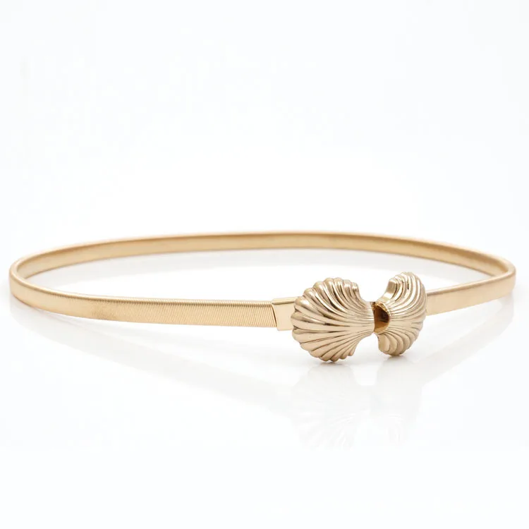 width 1.0cm female  fashion dress decorative waist metal band belts