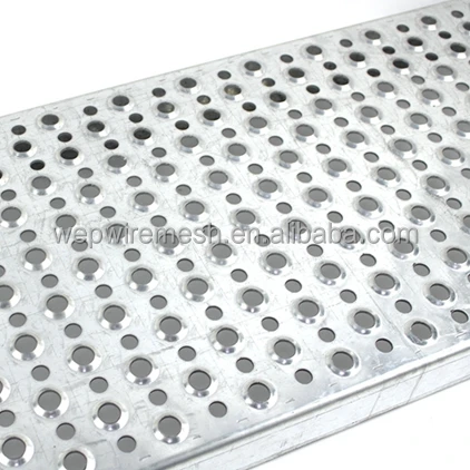 Perf-O Anti-slip Raised Aluminium Trailer Decking sheet  Safety Grating Walkway