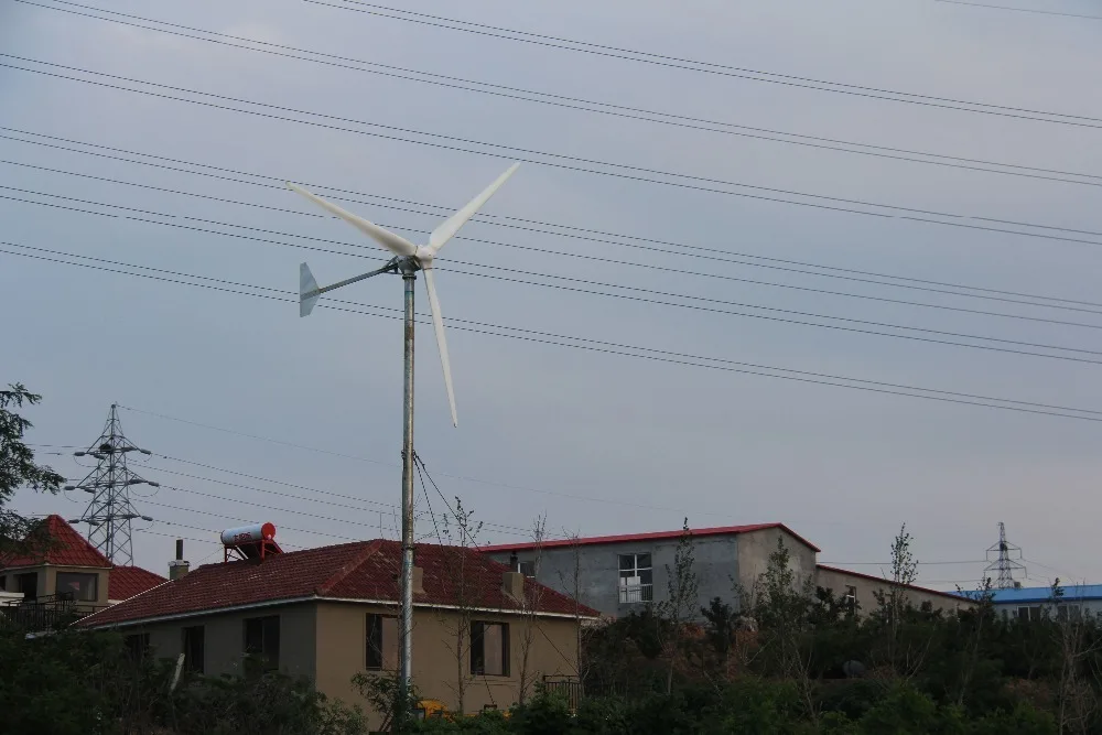 Automatic 3years 1 mw 10 kw horizontal turbine 1000 200-watt two-arm solar street lights wind turbines For Women