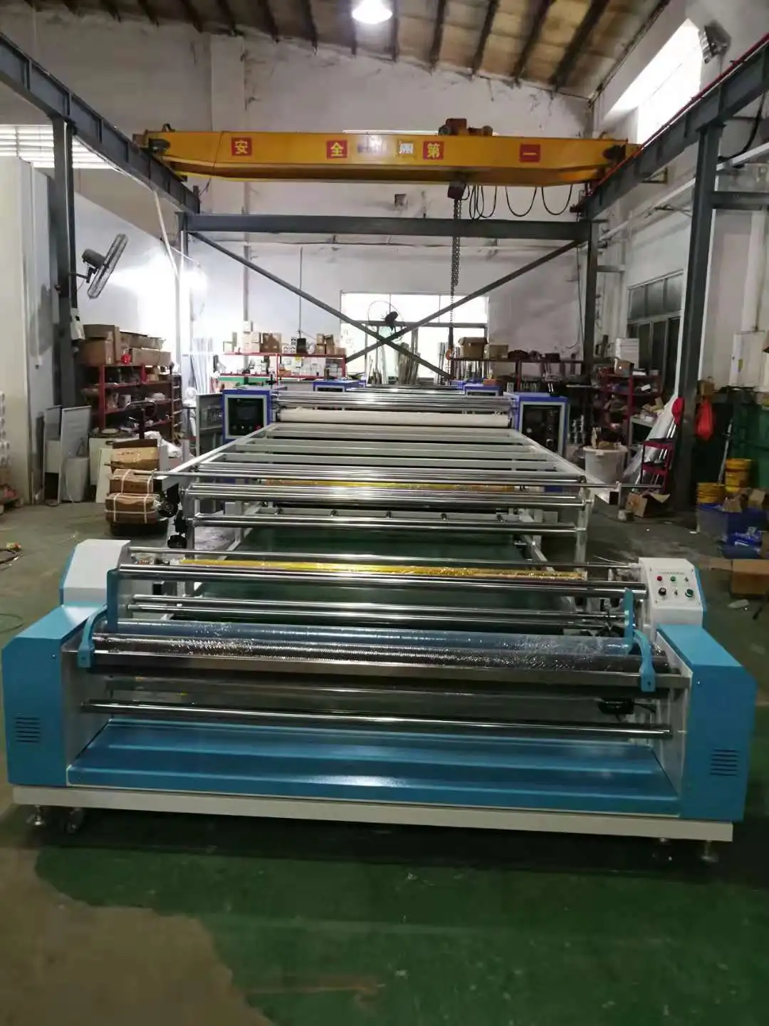 60/170 180 190cm dye sublimation calendar heat transfer machine with back output t-shirt flag fabric sportswear pent by piece