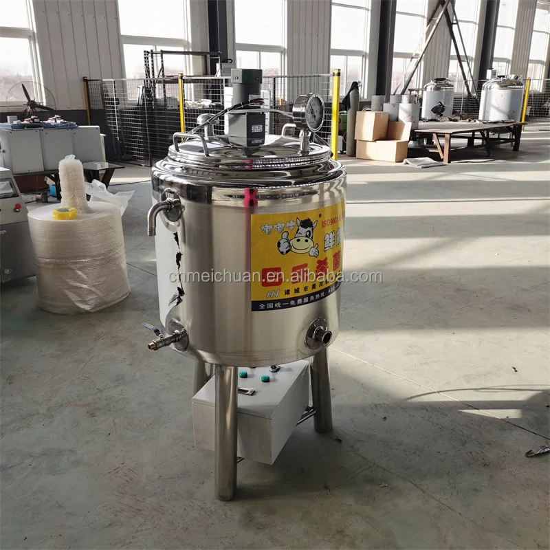 Pasteurizer & Calf Feeding Milk Pasteurizer 100 L Pasteurized Milk Processing Plant