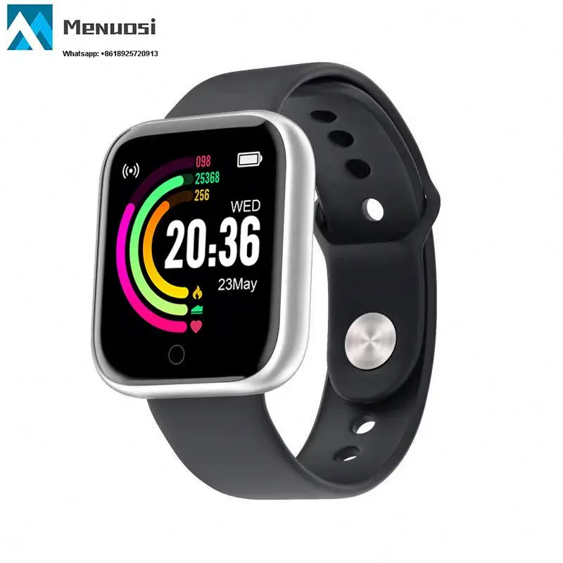 Cheap Smart Watch Y68 Waterproof Smartwatch for IOS Android Blood Pressure Sport Watch Tracker Wristband