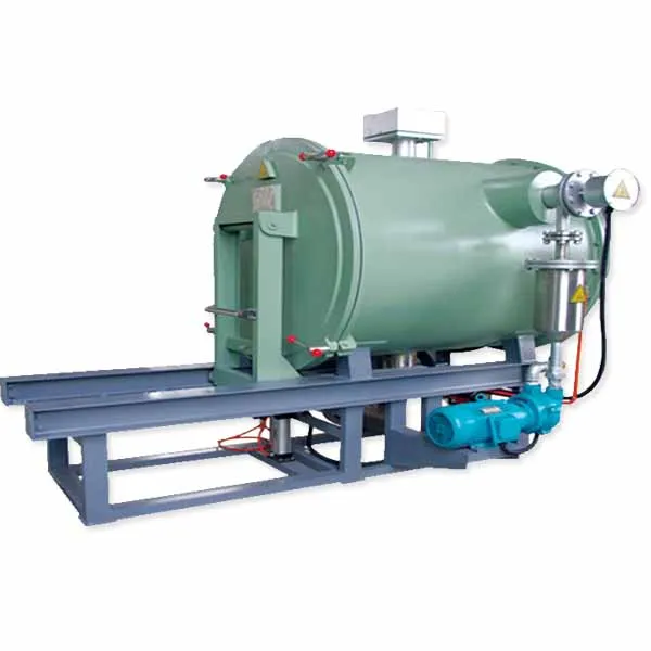 Vacuum calciner high temperature pyrolysis furnace for clean spinneret