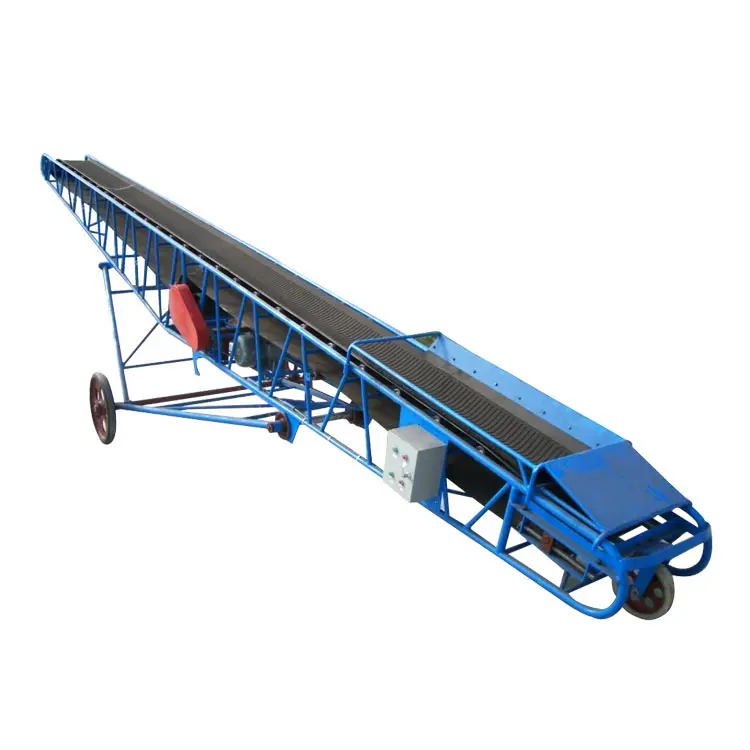 Cement bag delivery roller belt conveyor system machinery manufacturing
