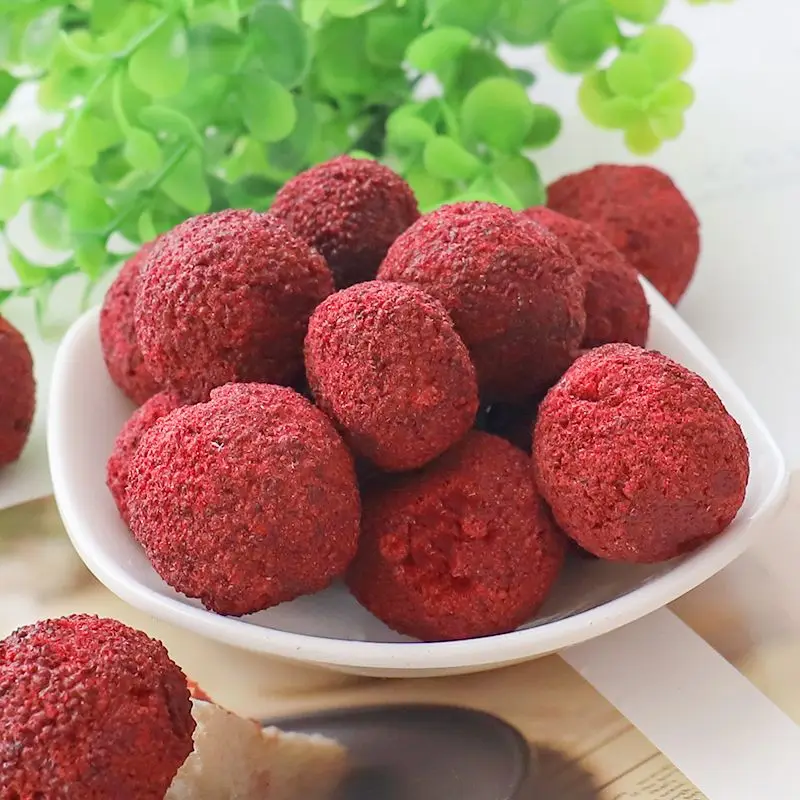 FD красный bayberry Замороженные Ягоды Обезвоженные Фрукты без пигментов сублимированный waxberry заводская цена здоровая закуска yangmei