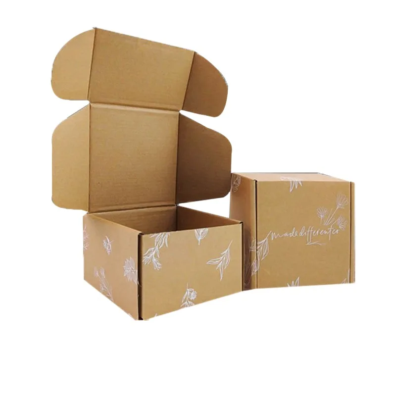 Factory Direct sales color Square aircraft box paper box ultrahard corrugated paper Logistics aircraft box printing logo