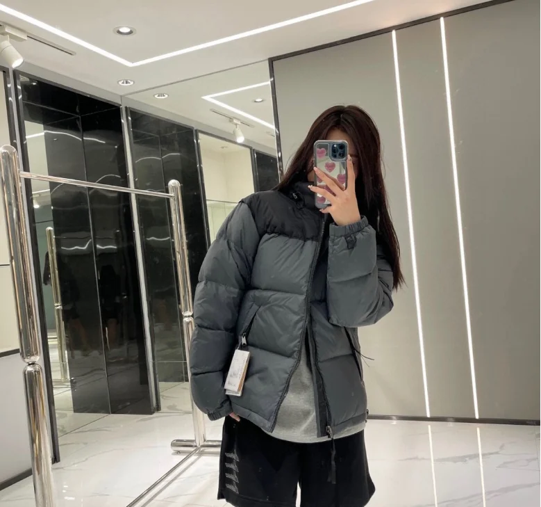 The New Plus Snow mountain north down face jacket for men and women outdoor mountaineering windproof high street Puffer Jacket
