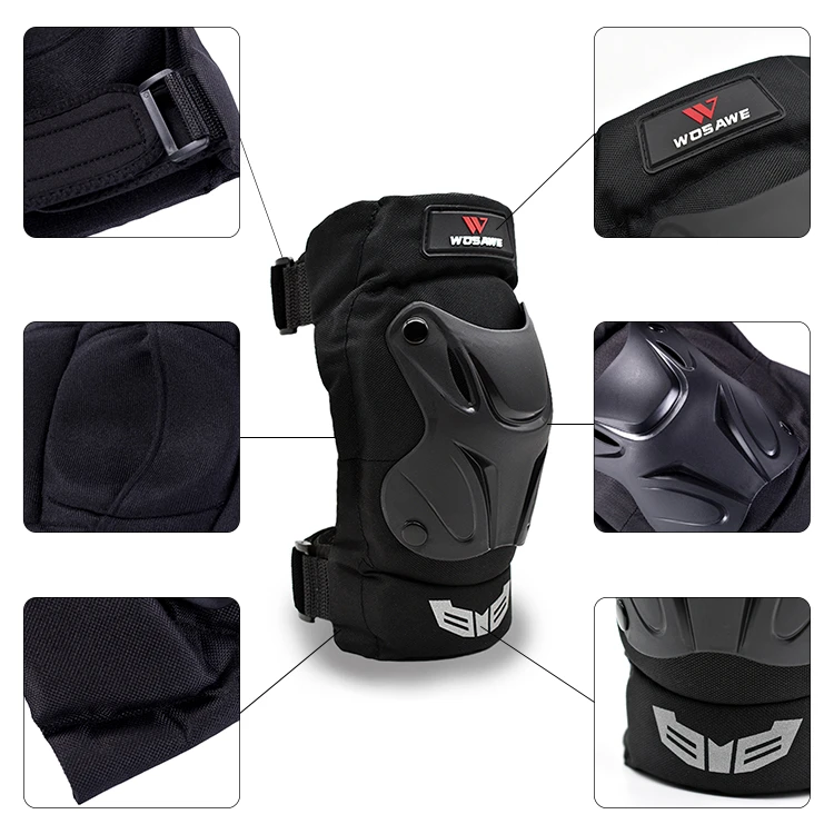 WOSAWE Adult Motorcycle Armor Cycling Skiing Skating Chest Protector  Back Protector Knee Elbow Pads Suit