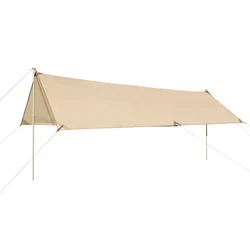 Outdoor Camping Tent Rain Fly Tarp Sun Shade Rain Fly Awning Camping Tarp Beach Tent Sun Shelter
