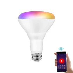8w 12w 15w voice control color e26 warm white smart life alexa google 15 watt rgb purple bulbs b22 wifi smart e27 led light bulb