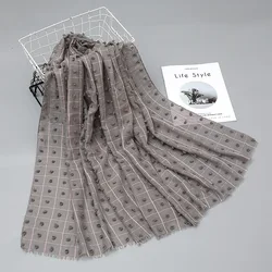 2020 New Arrival Wholesale Candy-colored Hot PomPom Scarf Hijab Cotton Lady Hijab