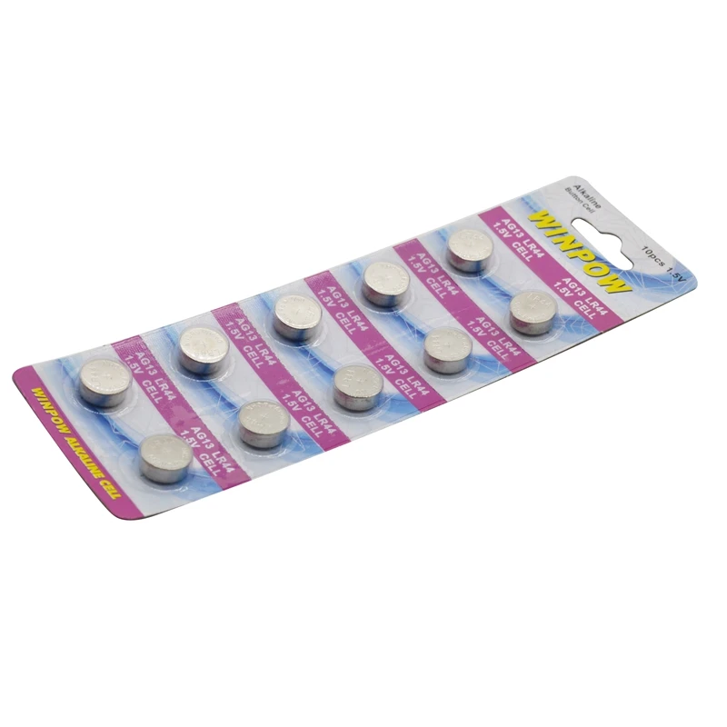 Factory Price batteries bulk 3 * 1.5v ag13 lr44 alkaline button cell battery holder 1.5 v lr44 battery for watch calculator