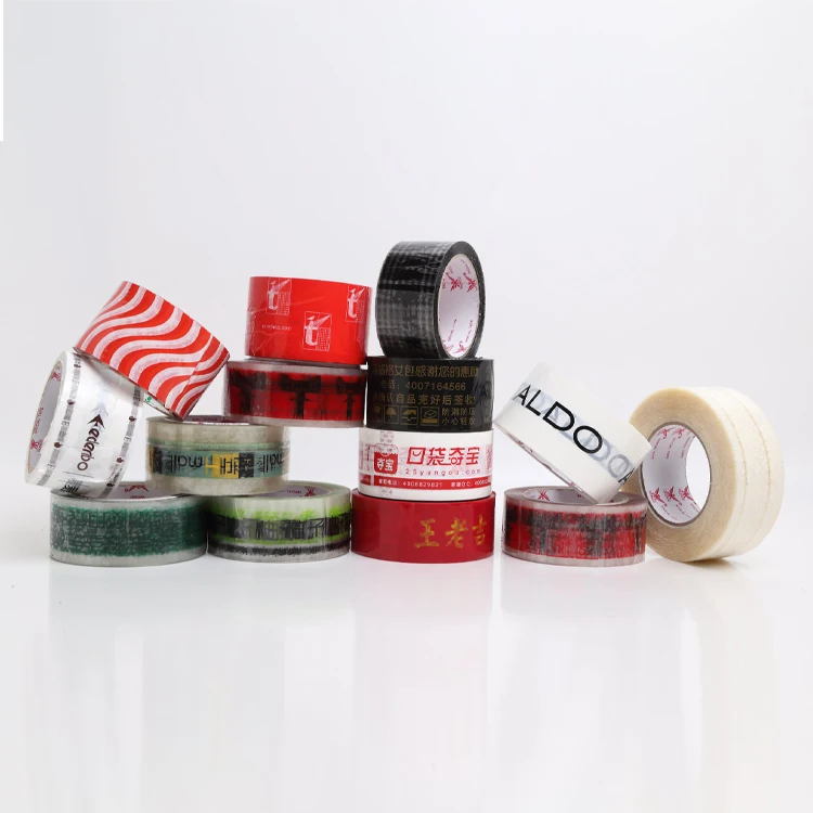 Recycled biodegradable bopp packing tape brown kraft gummed tapes