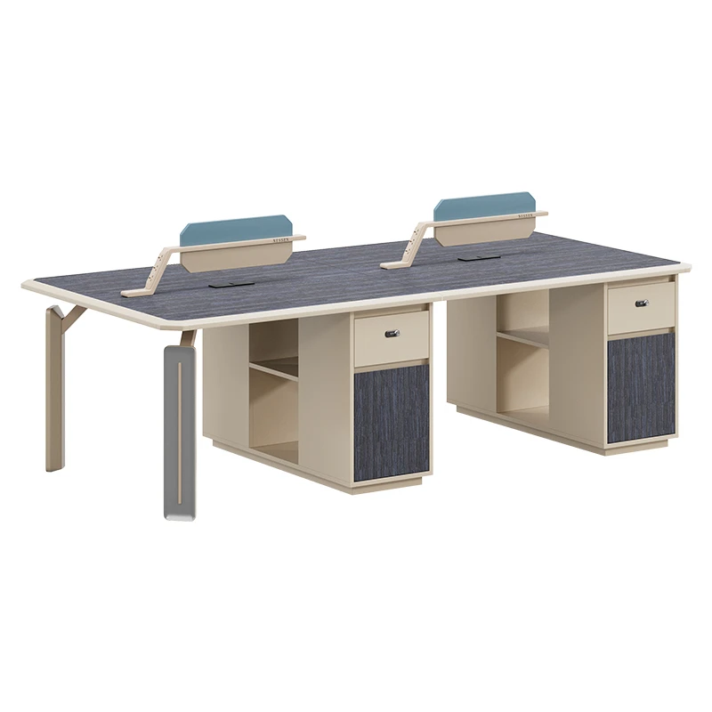 Modern modular office partition call center 2/4/6 people office cubicle workstation