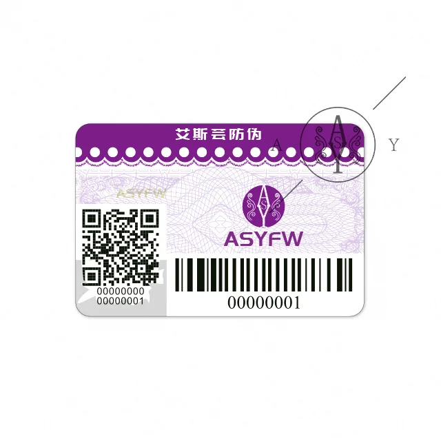 
Custom Security Warranty VOID Seal/Label/sticker If Removed 