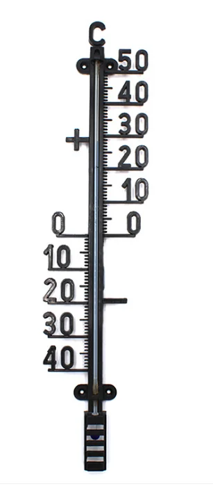 TH803 Plastic garden thermometer digits black