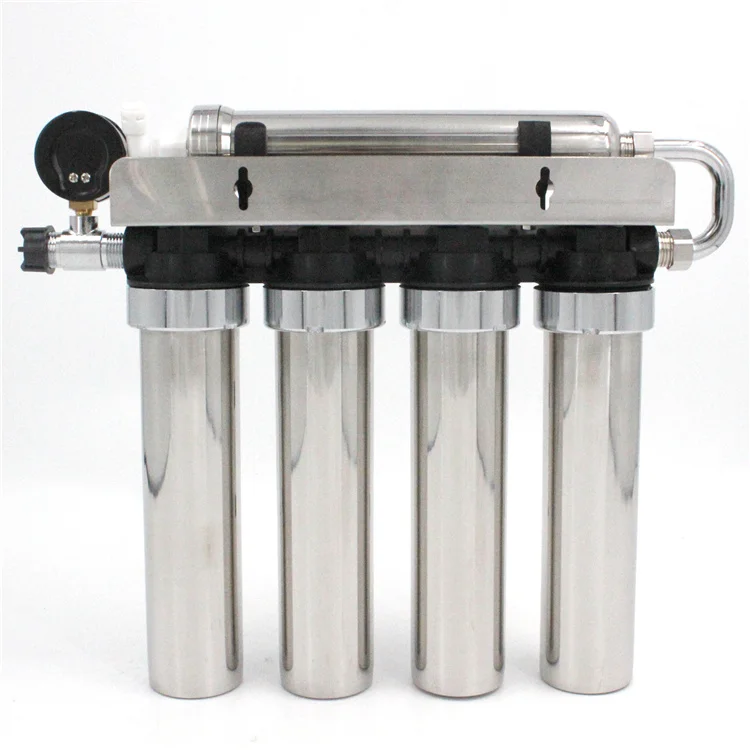 Stainless Steel Under Sink Uf  Ultrafiltration Membrane Carteridge Master Water Filter Purifier System For Home House