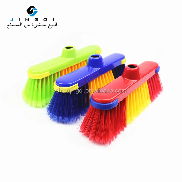 Hot Selling Products Low Price Colorful Broom Plastic Cleaning Broom Brush Floor Broom