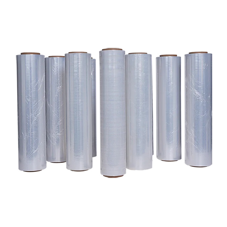 Industrial 20 Microns 80 Gauge Machine Stretch Film Pallet Protective Plastic Transparent Film