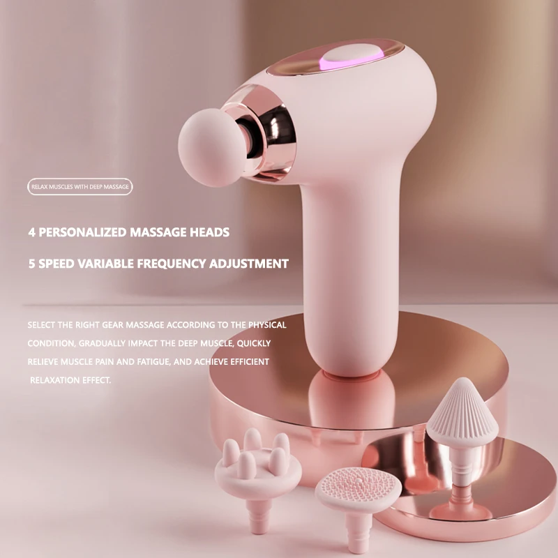 Most Popular Cheap Massage Gun Gym Fitness Vibration Massage Gun Athletes Percussion Deep Tissue Muscl Relax Mini Massage Gun