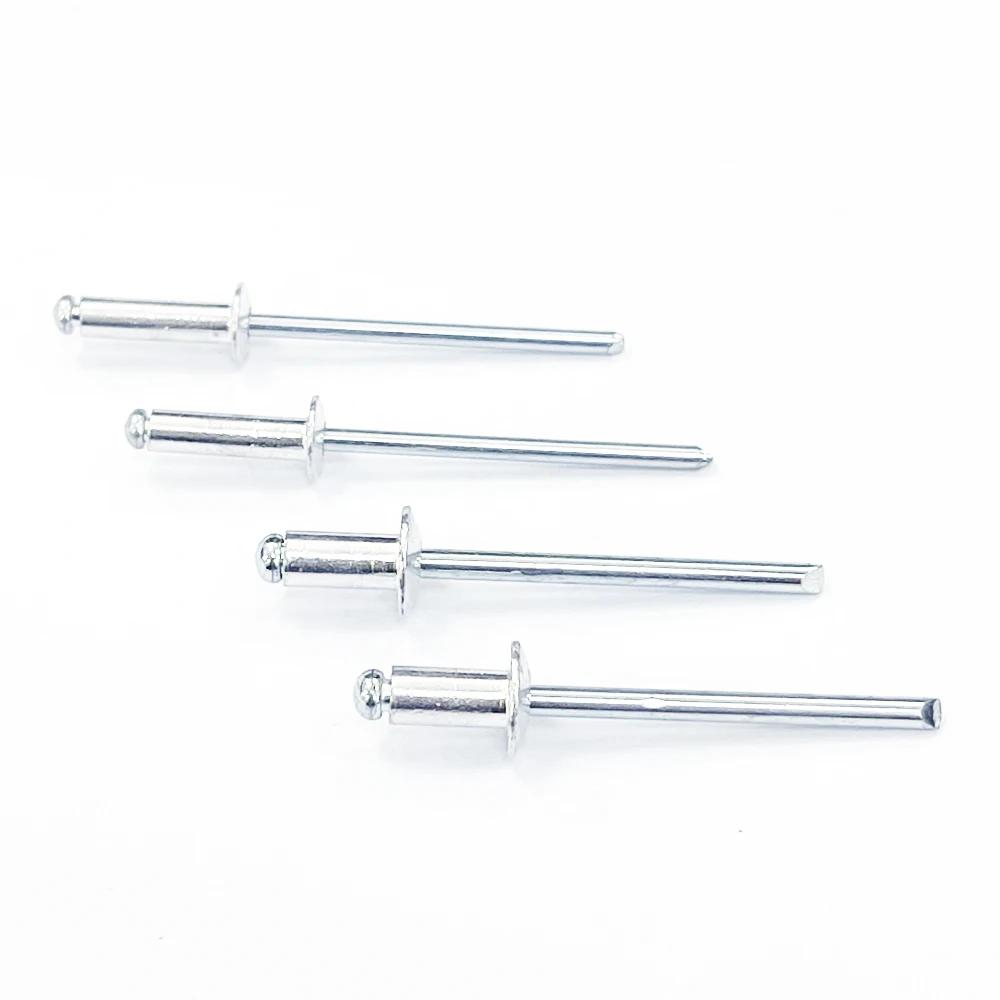 Hot Selling High Quality Metal Aluminum Shaft Rivets Open Type Round Head Blind Rivets