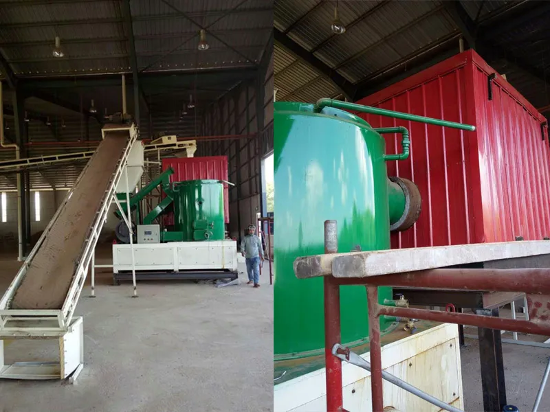High thermal efficiency 1,800,000 KCAL biomass pellet fuel burner