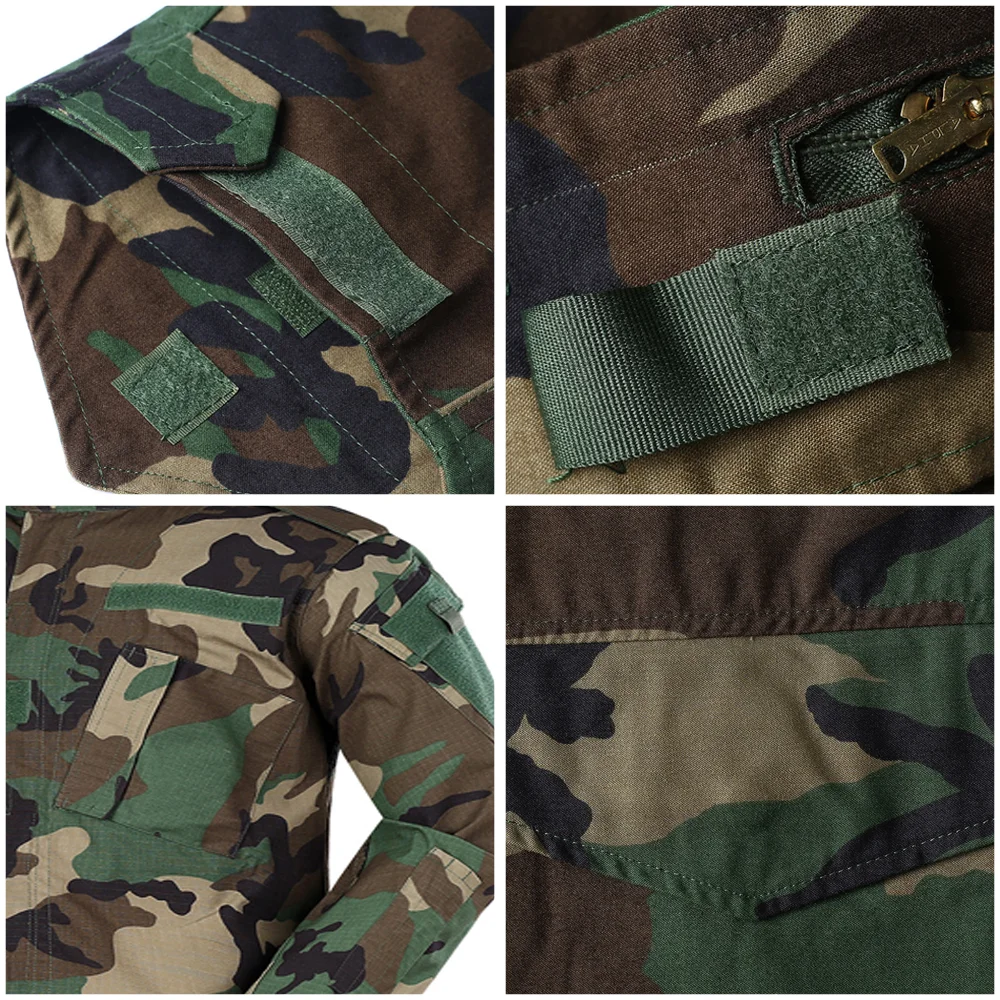 2023 Nylon Quilted Running Camouflage Windbreaker Work Sport Custom Jackets For Men