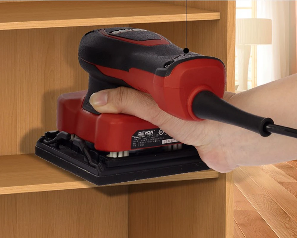 DEVON 1/4 inch sheet orbital Brushless Palm Sander Industrial Electric Sander Tools