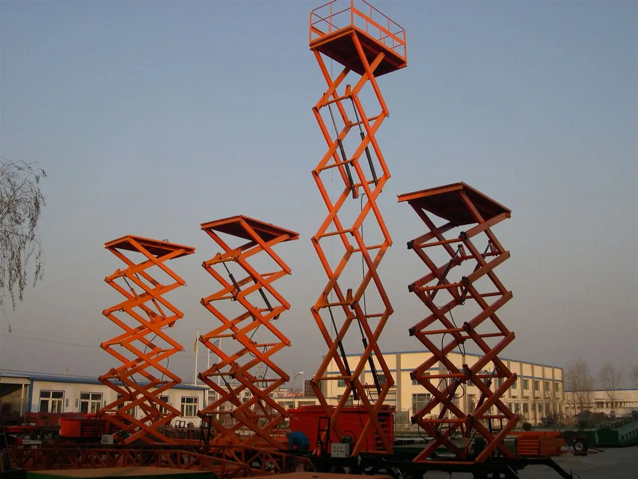 Top Supplier 13 to 59ft Mobile Hydraulic Arm Raising Scissor Lift Platform