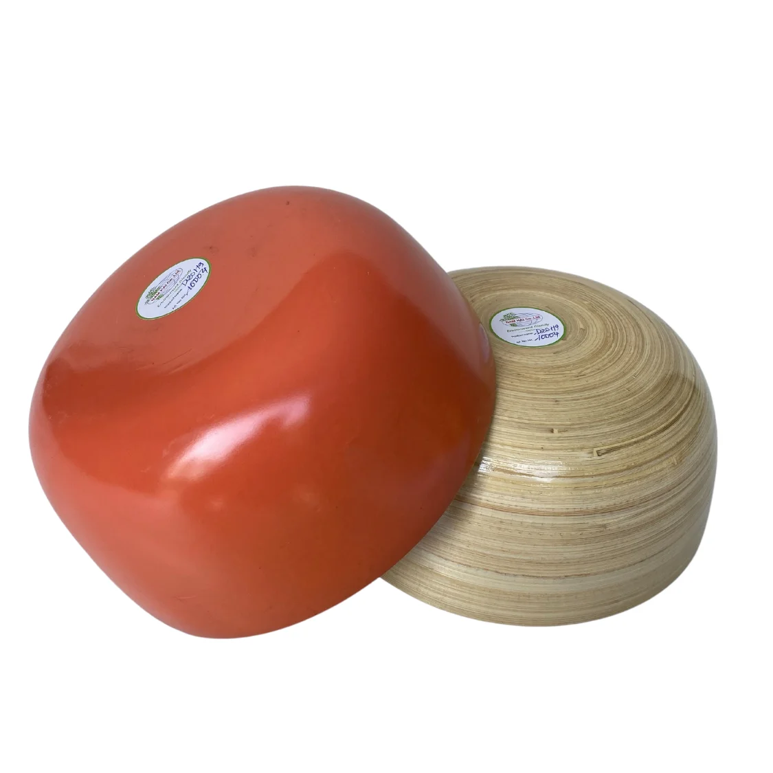 Лучший выбор индивидуальное обслуживание Сервировочные чаши из органического бамбука безопасные для здоровья товары дома сделанное во Вьетнаме