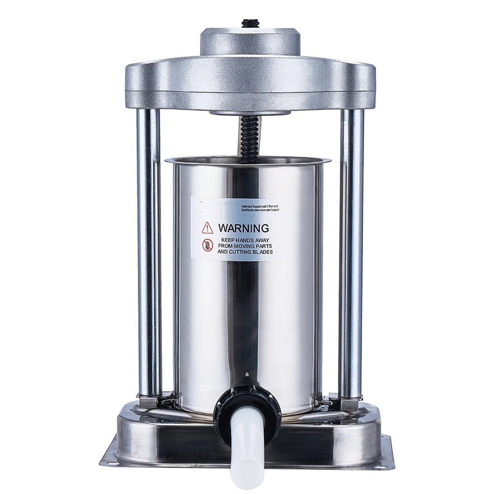New Designed Commercial 5 LBS Stainless Steel Sausage Stuffer/Filler/Maker