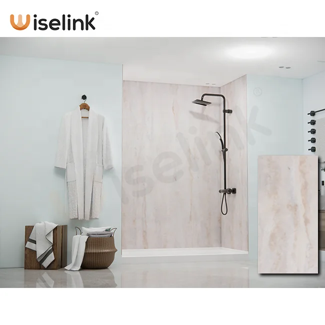 Современная настенная панель для душа Wiselink искусственный камень гостиниц ванных комнат душевая