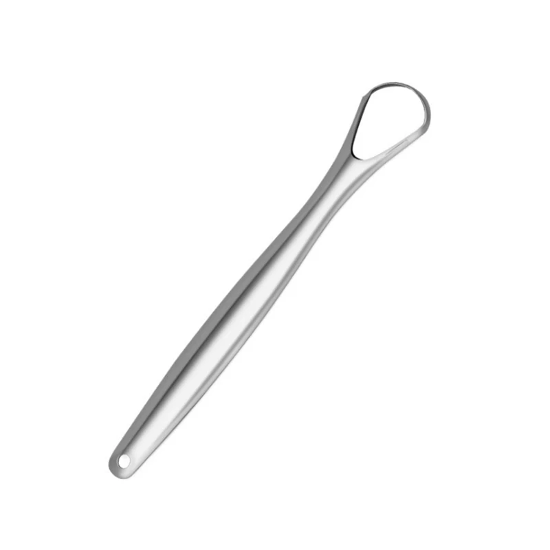 Оптовая продажа с завода, скребок для языка из нержавеющей стали с логотипом OEM