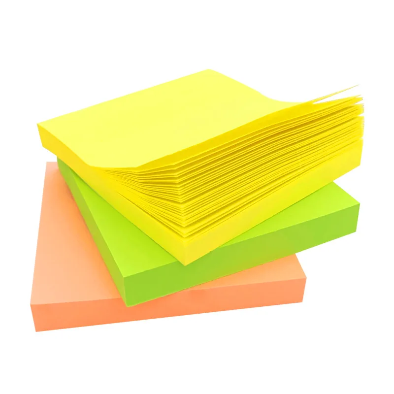 
Wholesale Multi color or Fluorescent color Cheap Price 100 Sheets Sticky Notes Cute Memo Pads It Sticky and Post Note Bookmark F 