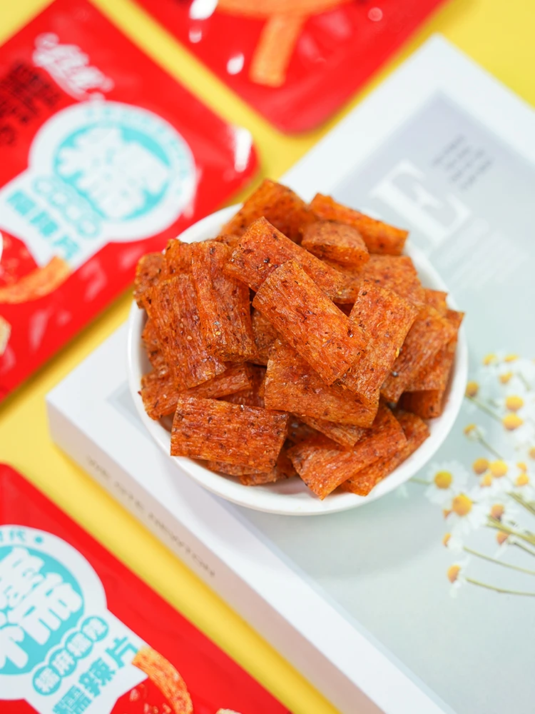 Latiao OEM Chinese Special Latiao Hot Chewy Snacks Food Chilli Bean Spicy Gluten Sticks Spicy Strip