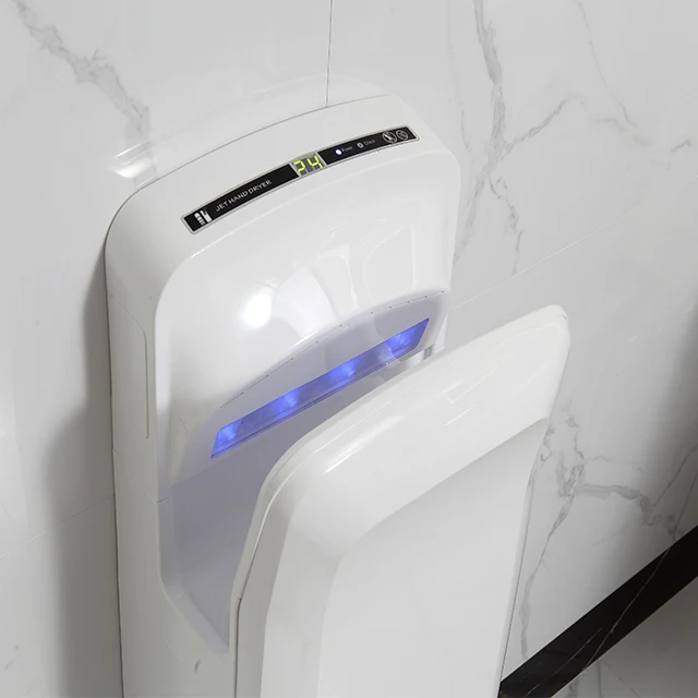 
ABS Material Commercial Brushless Motor Jet Hand Dryer 