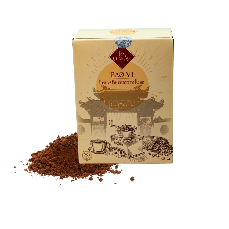 Coffee Powder From Bao Vi Brand Custom Packaging Service Use With Boiling Water Packing In Carton Box Vietnamese Supplier